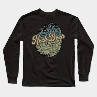 Neck Deep Fingerprint Long Sleeve T-Shirt